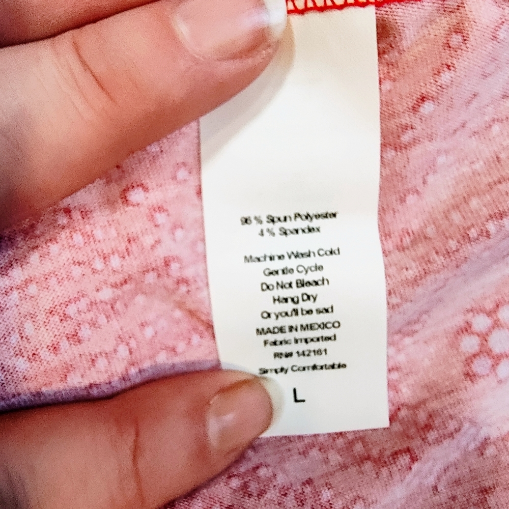 LuLaRoe L Nicole Red Midi Dress - Picture 4 of 5